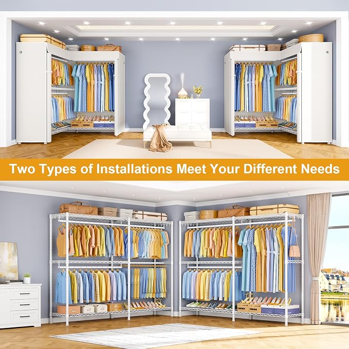 White Rack with White Cover