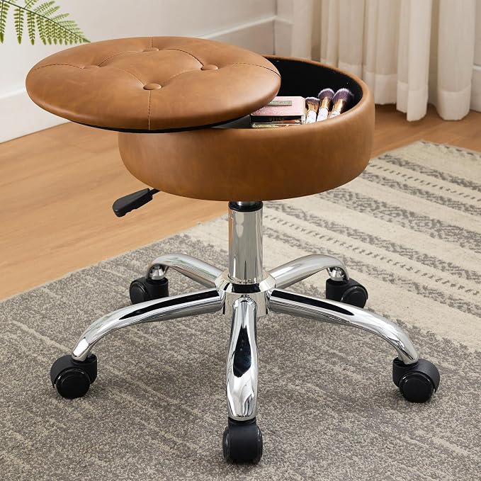 Brown With Storage and Wheels
