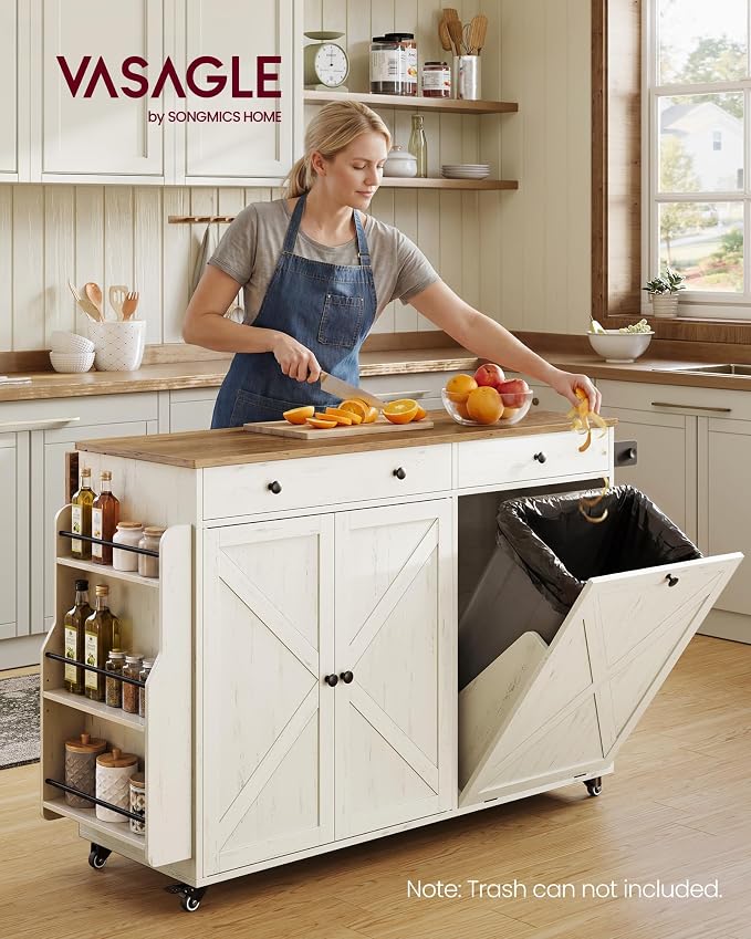 Rustic White + Honey Brown