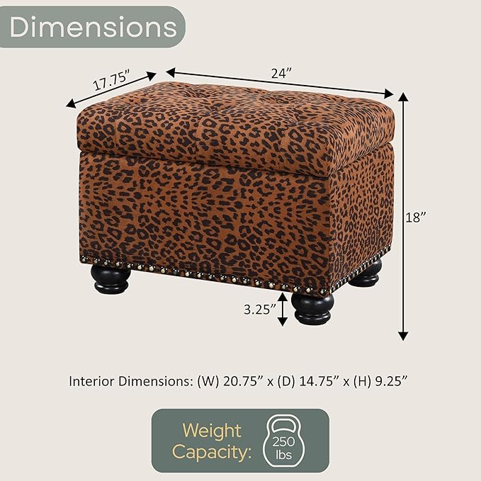 Forest Leopard Print Fabric