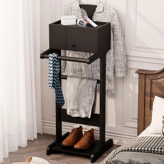 Black with Drawer & Flip Tray