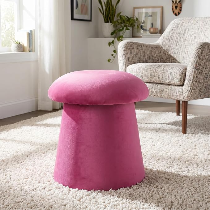 Velvet Mushroom-hot Pink