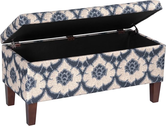 Blue Medallion Print