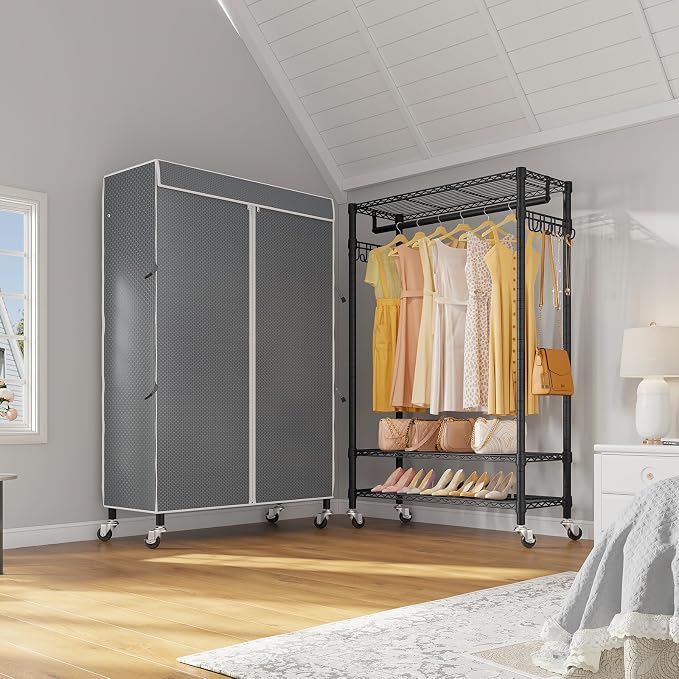 ‎Black Rack with Gray Cover
