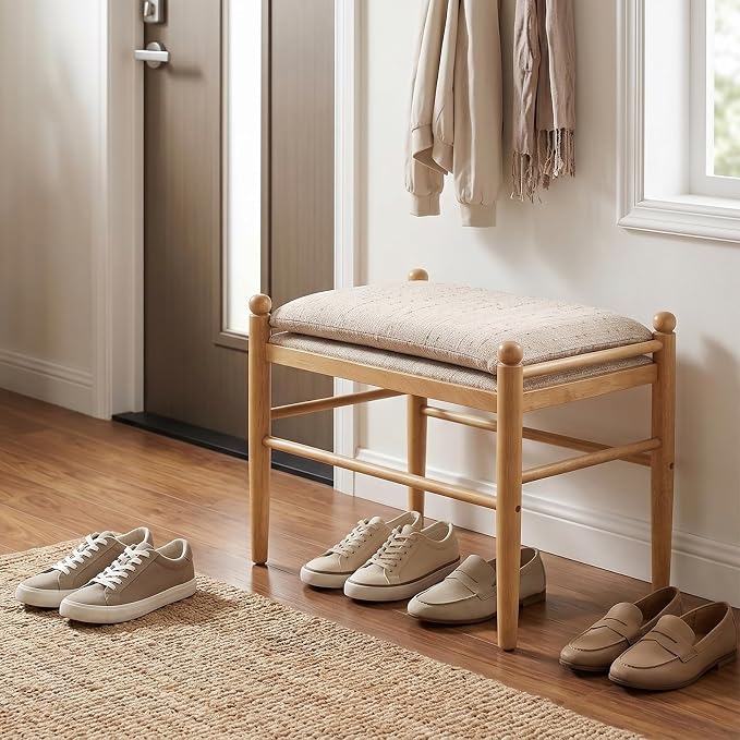 Brown Frame, Yellow Stripe Linen