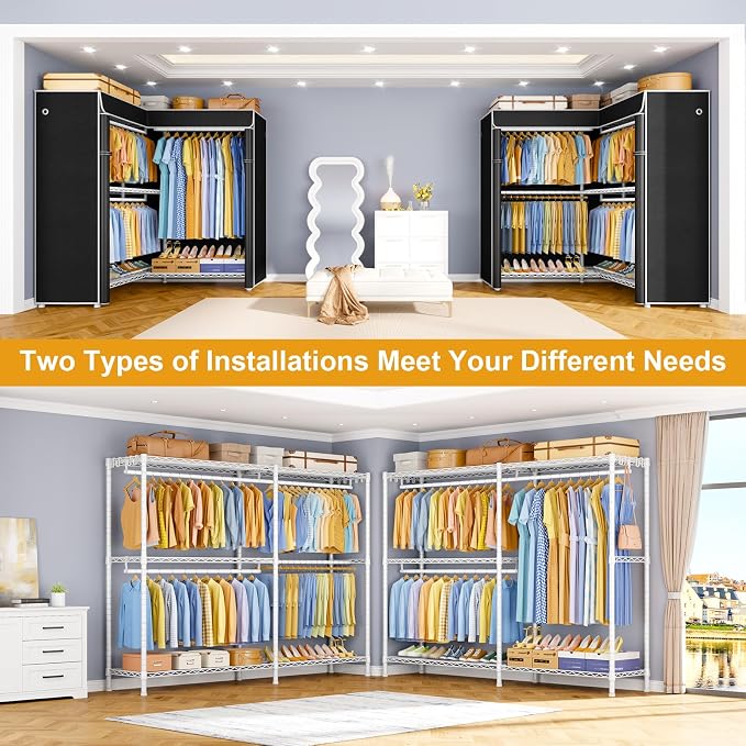 White Rack with Black Cover