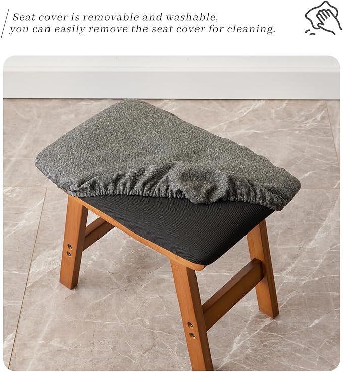 Brown Stool Legs - Gray Surface