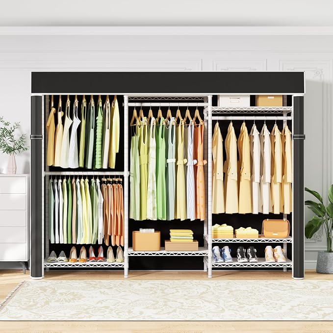 White Rack With Black Cover