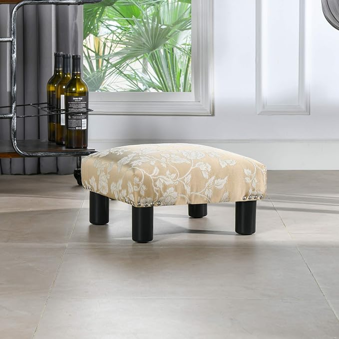 Champagne Beige Floral Jacquard