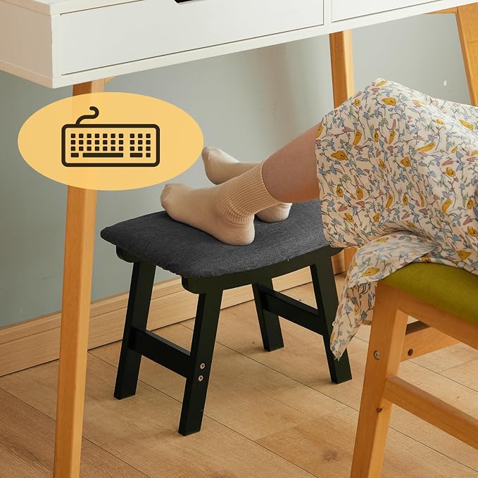 Black Legs - Gray Stool Surface