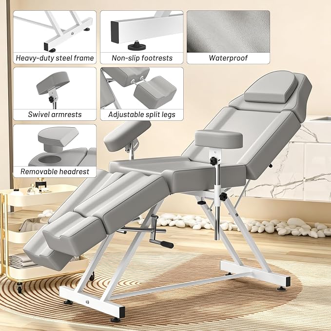 Grey Tattoo Chair 68