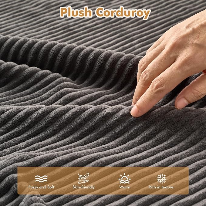 Gray,corduroy