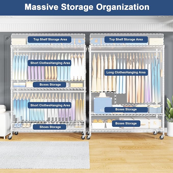 White Rack with Black Cover
