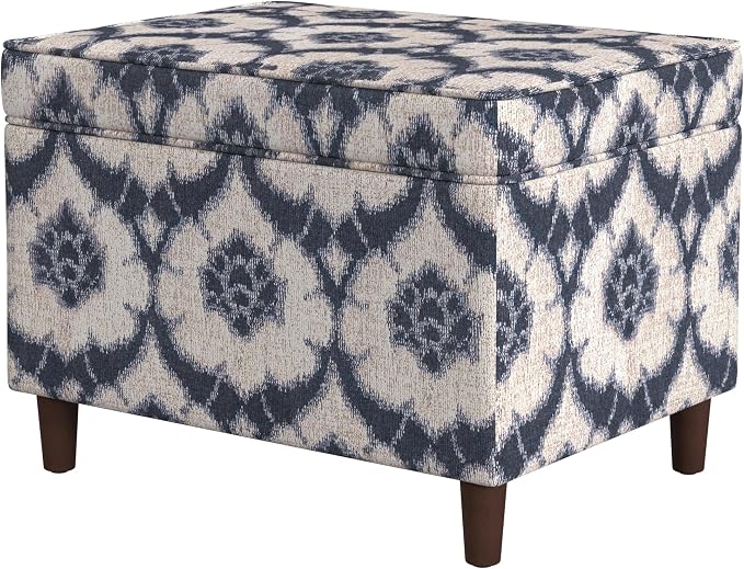 Blue Medallion Print