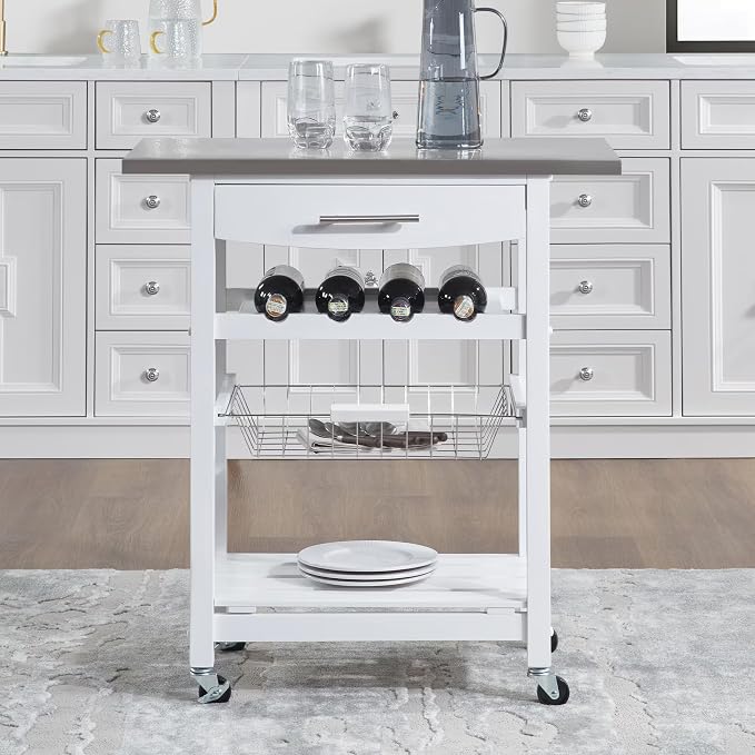 White+wood + Stainless Steel