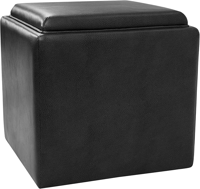 Black Faux Leather
