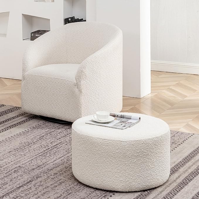 Boucle in Cream White