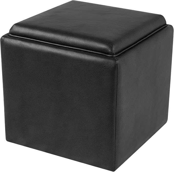 Black Faux Leather