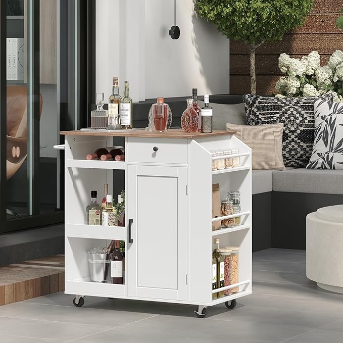 White and Walnut