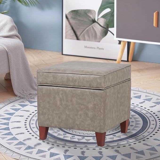 Style1 Faux Leather Grey