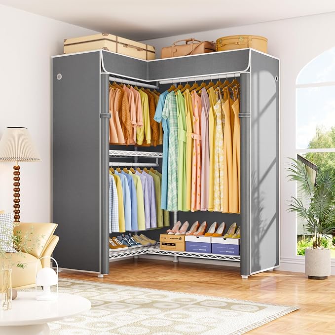 White Rack with Grey Cover