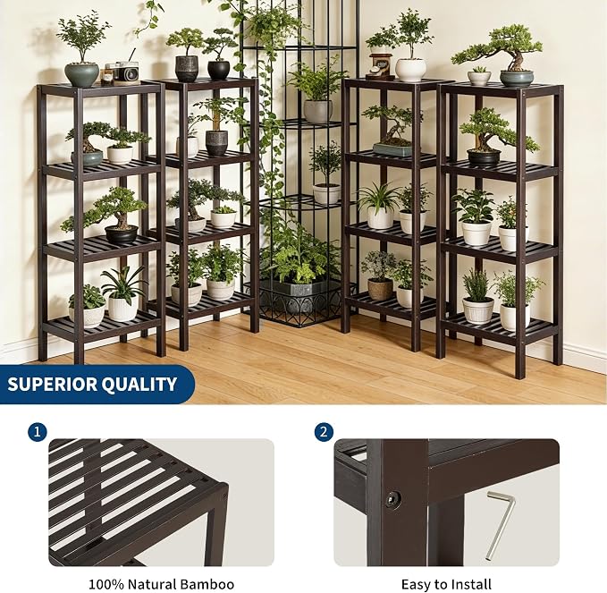 4 Tier-brown