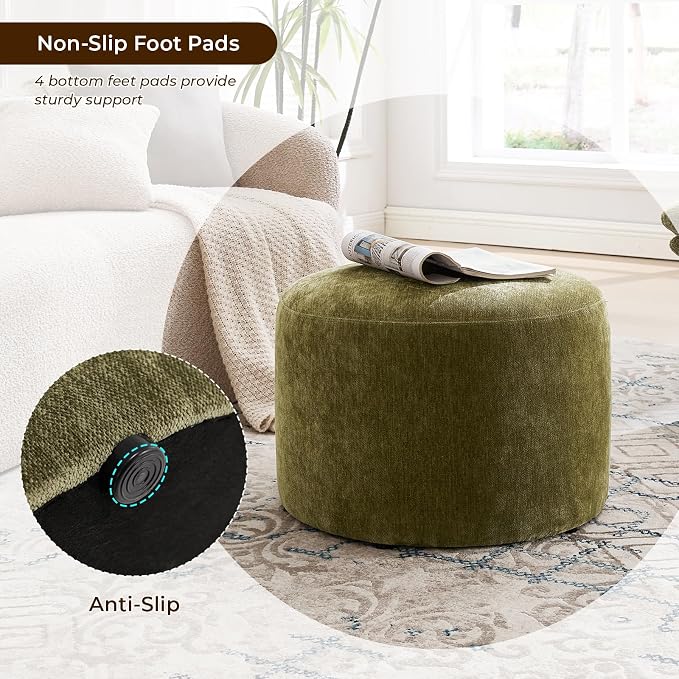 Olive Green Chenille