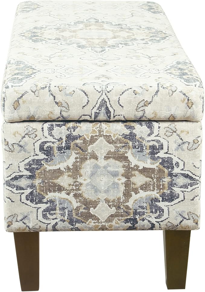 Antiqued Print Ebony and Cream