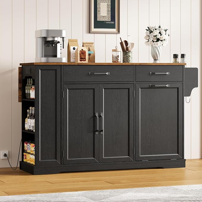 Black + Rustic Brown
