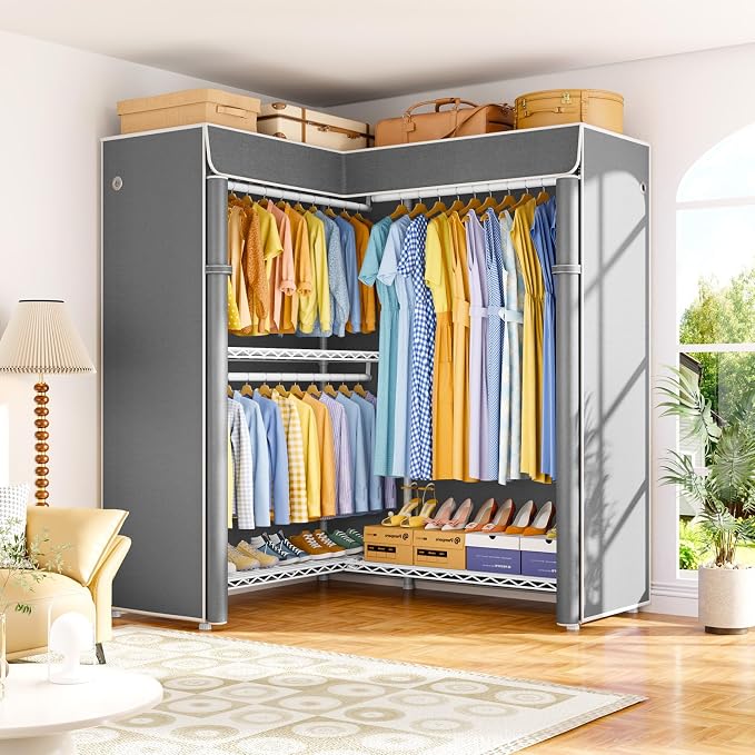 White Rack with Grey Cover