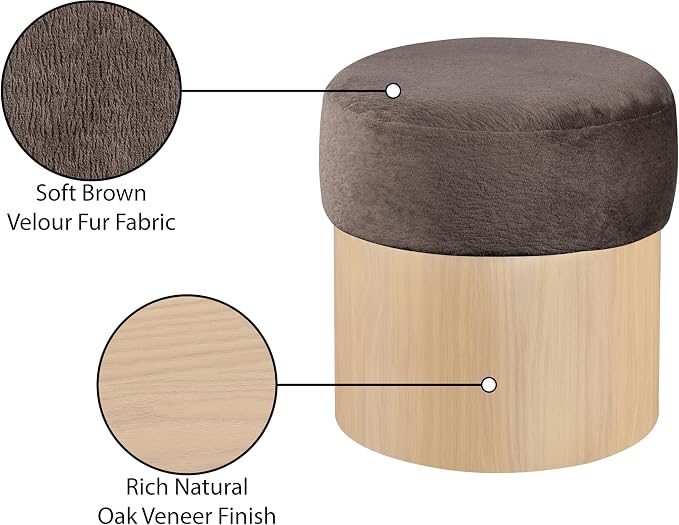 Brown / Natural Finish