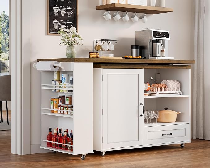 White + Walnut