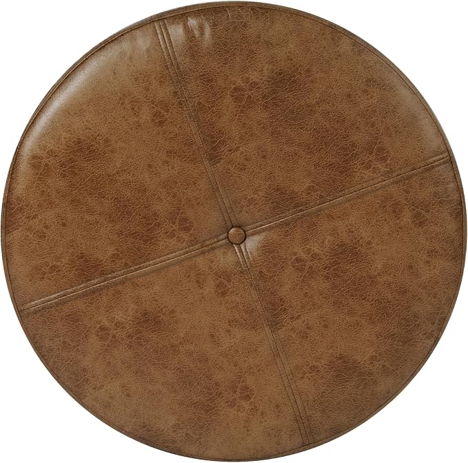 Distressed Brown Faux Leather