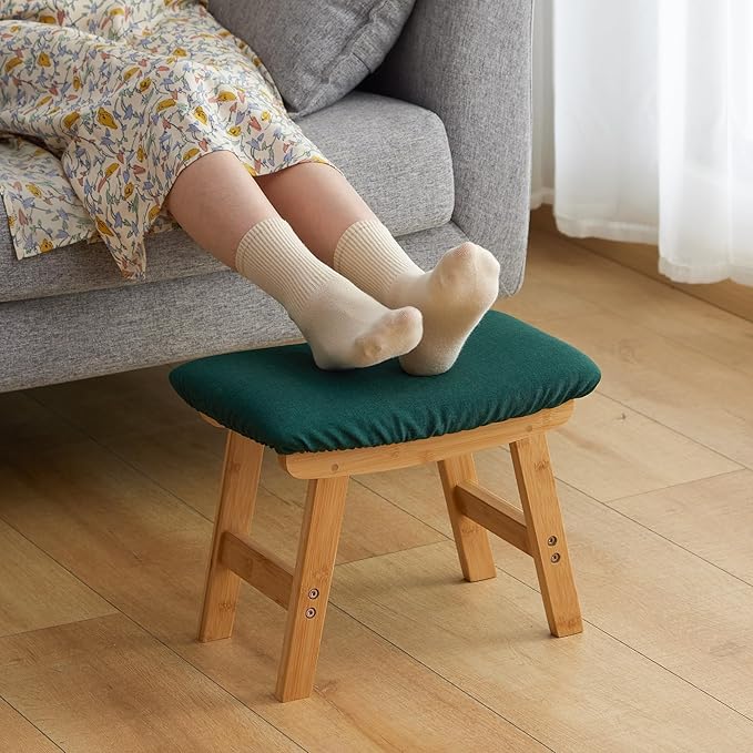 Natural Legs - Green Stool Surface