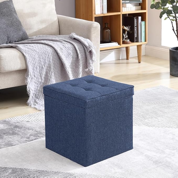 Linen Navy Blue
