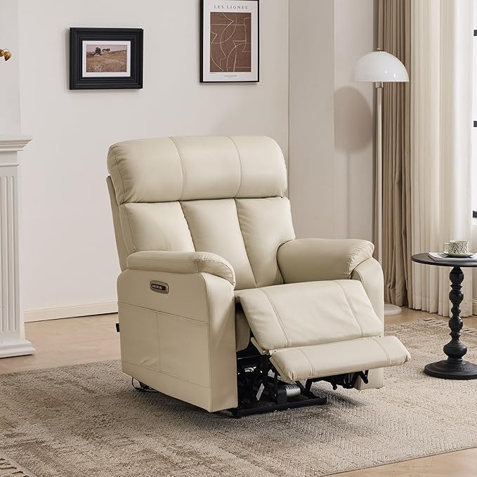 Genuine Leather Beige