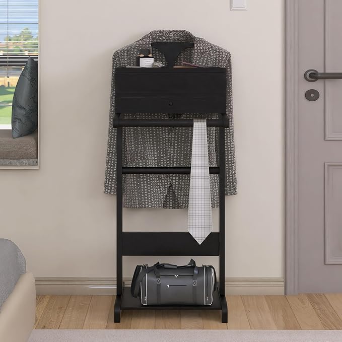 Black with Drawer & Flip Tray