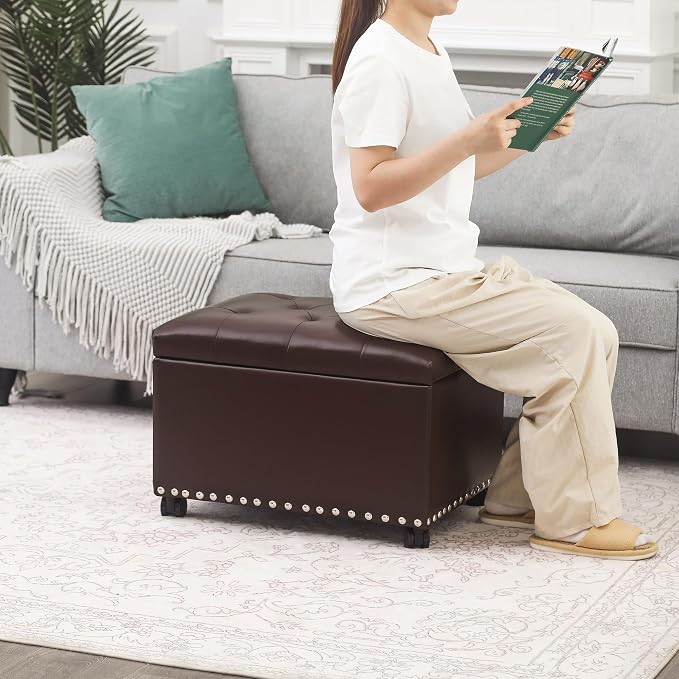 Brown With Casters