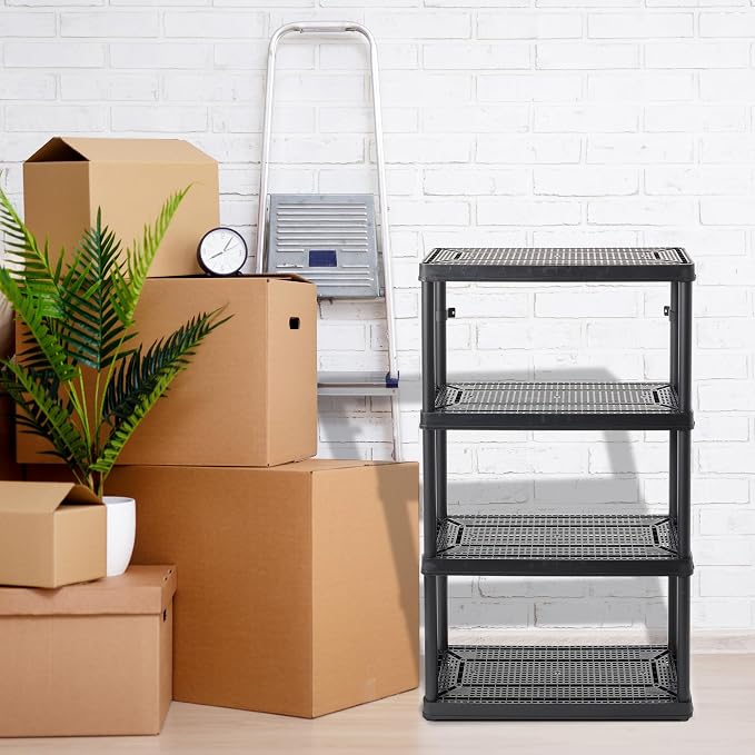 Black - 4 Shelf