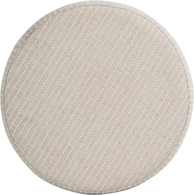 White Woven Stripe