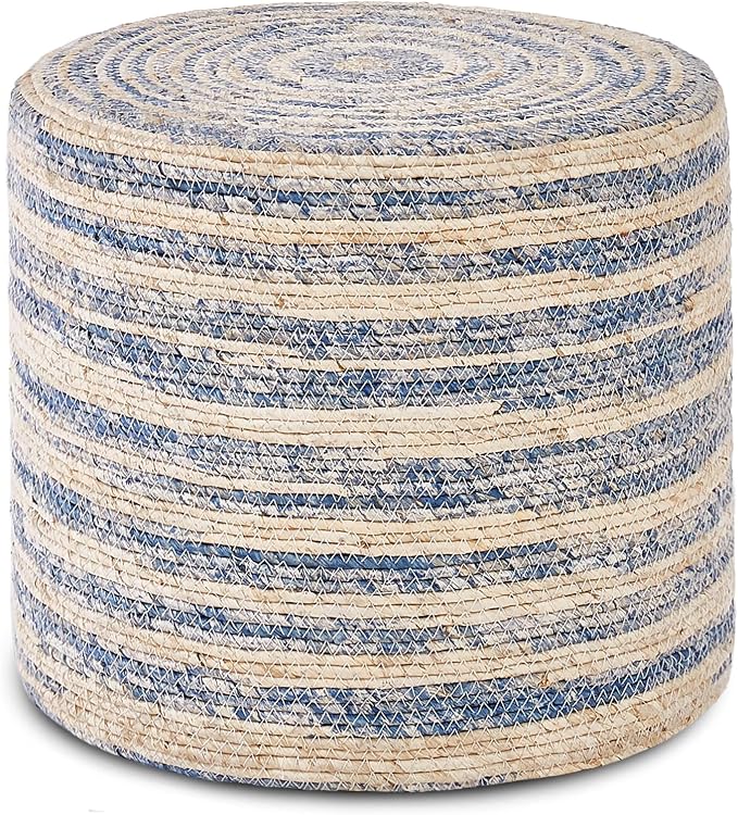 18inch Natural & Blue Corn Husk