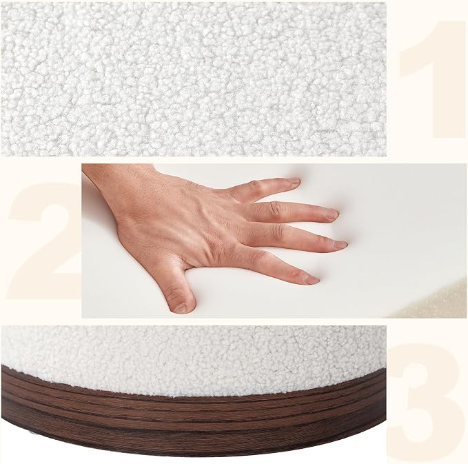White With Walnut Color Trim