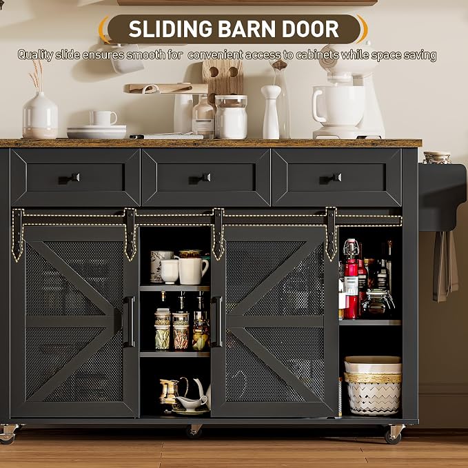 Black + Rustic Brown