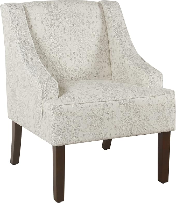 Cream and Gray Vintage Stencil