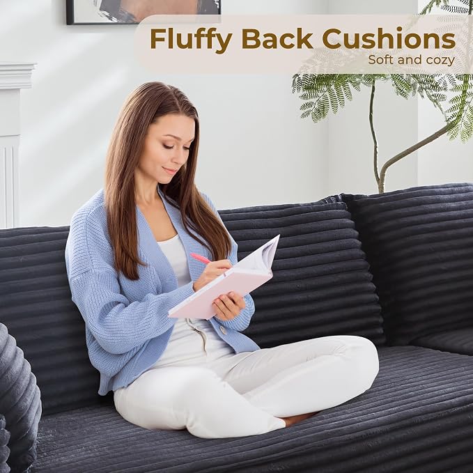 Black,plush Corduroy