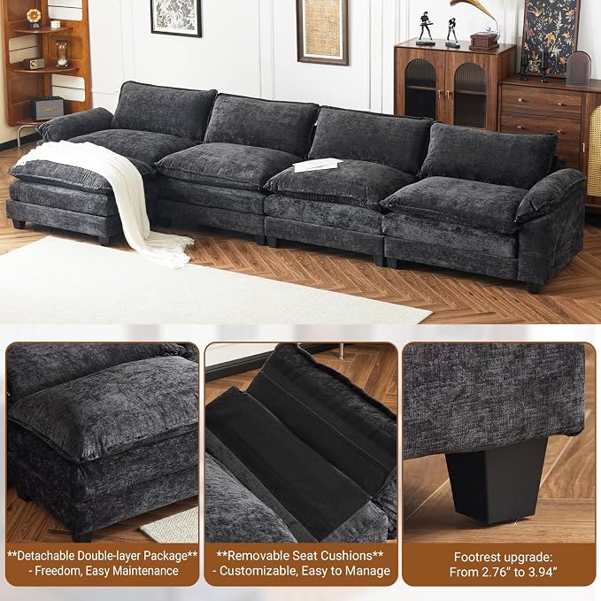 Chenille Black
