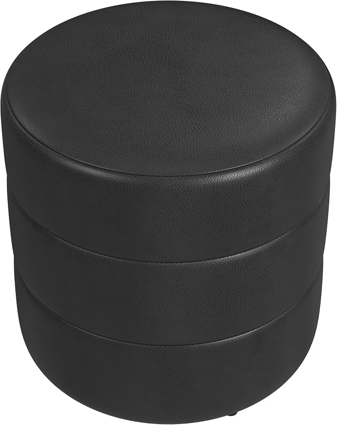 Black Faux Leather