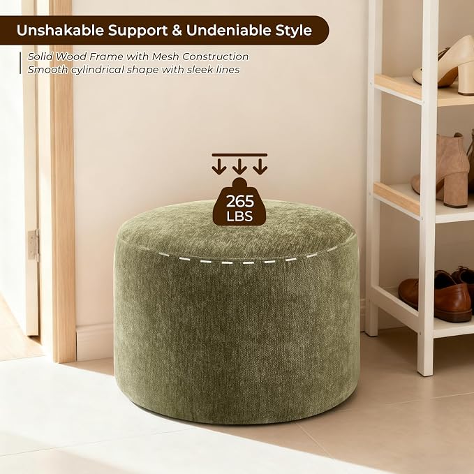 Olive Green Chenille