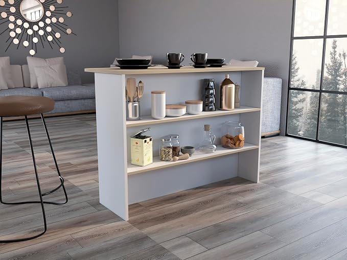 White + Light Oak