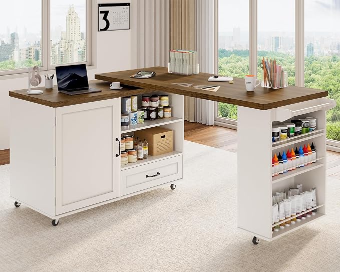White + Walnut